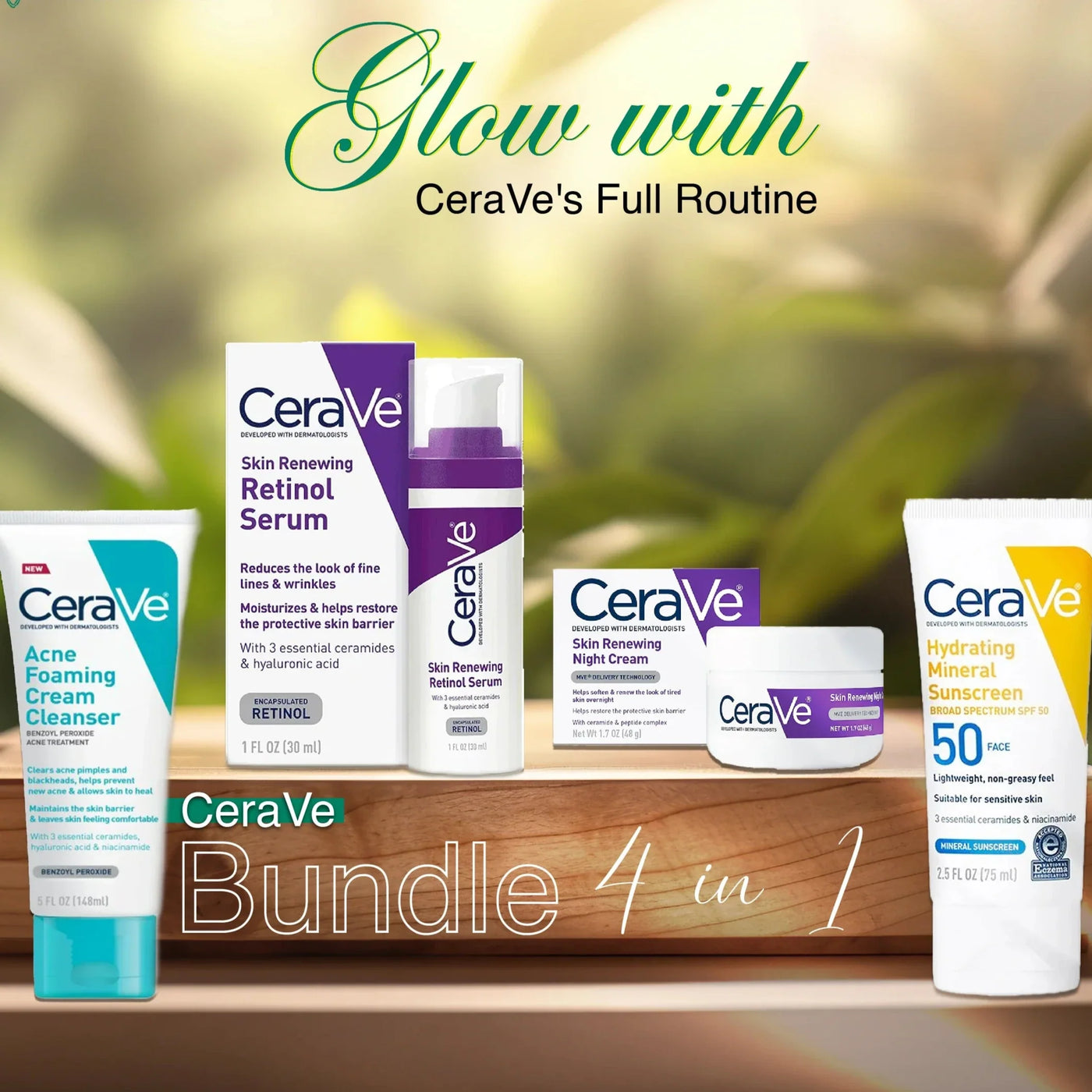 Cera Ve 4 in 1 Skin Care Kit - Limited Time Offer