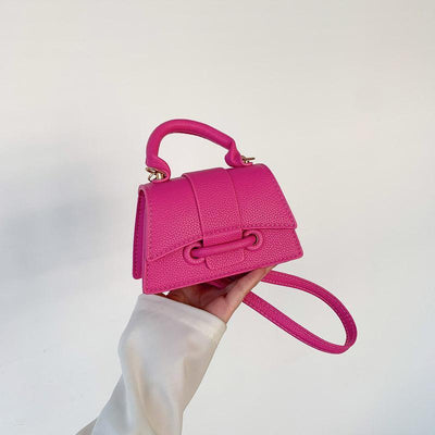 Solid Color Simple Stylist Handbag 2024 Early Spring New All-match Ins Shoulder Crossbody Bag Korean Style Women's Small Square Bag