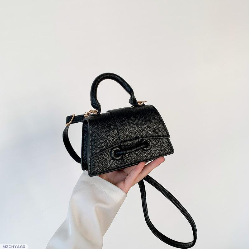 Solid Color Simple Stylist Handbag 2024 Early Spring New All-match Ins Shoulder Crossbody Bag Korean Style Women's Small Square Bag