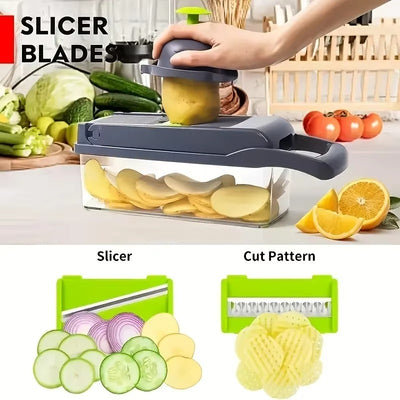 16-in-1 Vegetable Cutter Fruit Slicer